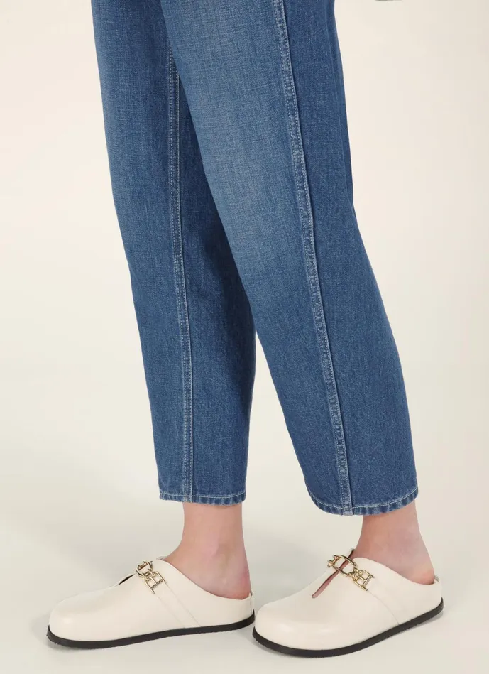 Women Bally Flats and Moccasins Francine 8211 Leather Slippers In Bone