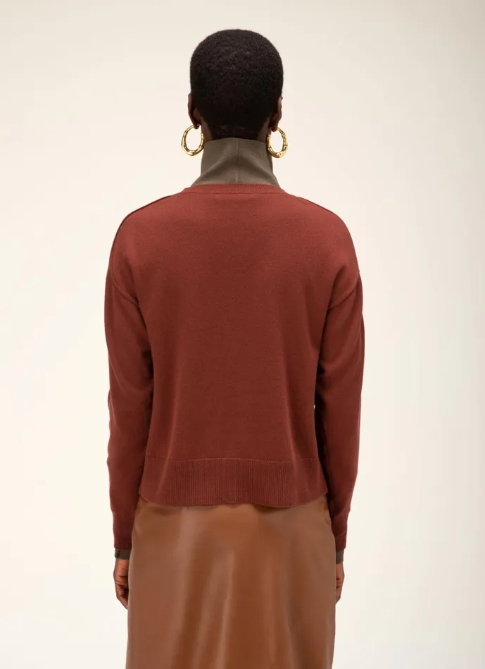 Women Bally Knitwear Cashmere Cardigan 8211 Cashmere Top In Heritage Red