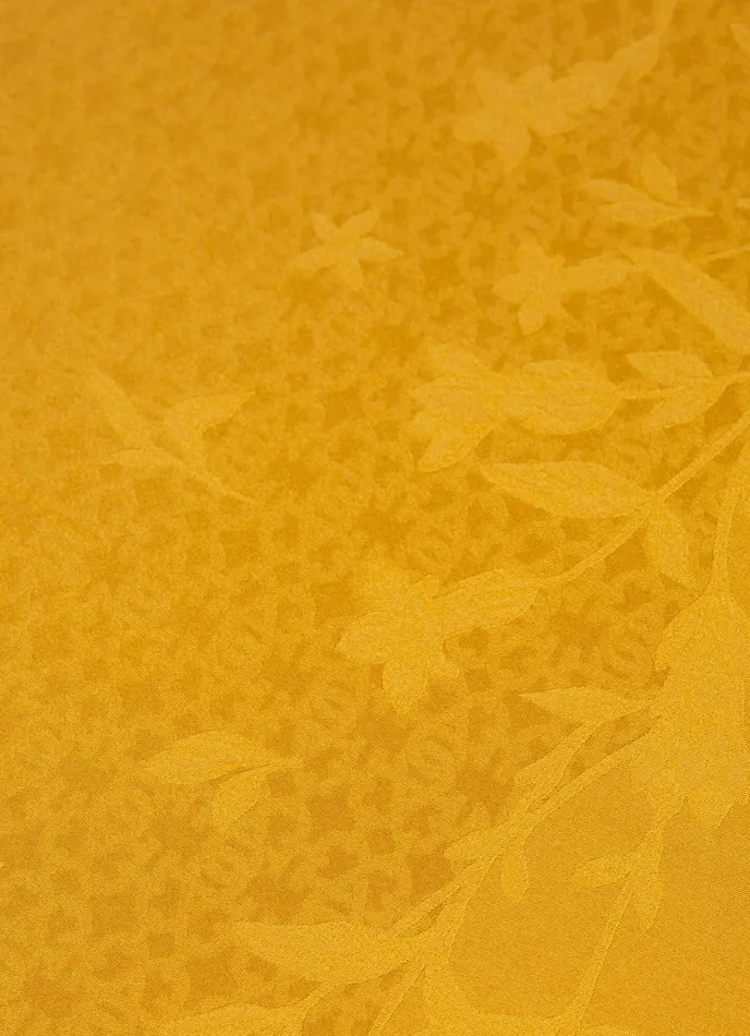 Women Bally Scarves Floral Jacquard Scarf 8211 Silk Scarf In Orange