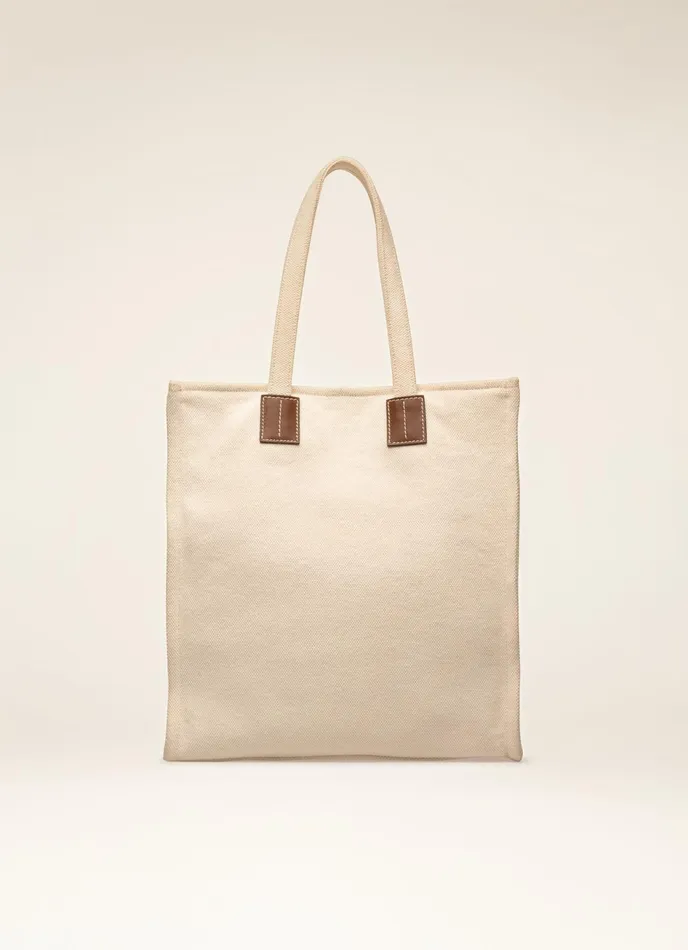 Women Bally Tote Bags Crystalia 8211 Fabric Tote Bag In Natural