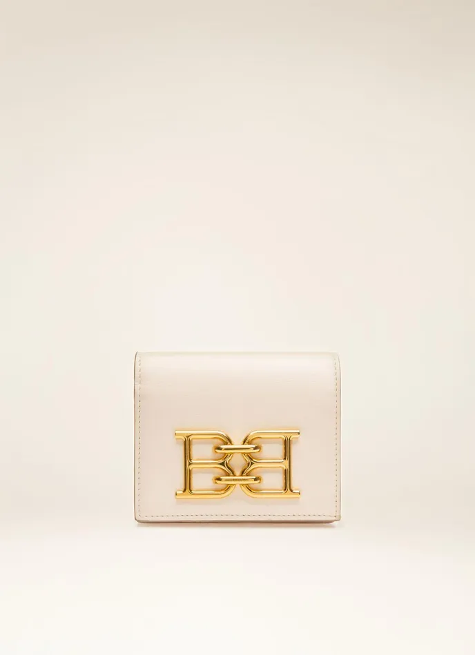 Women Bally Wallets Britney 8211 Leather Microbag In Bone