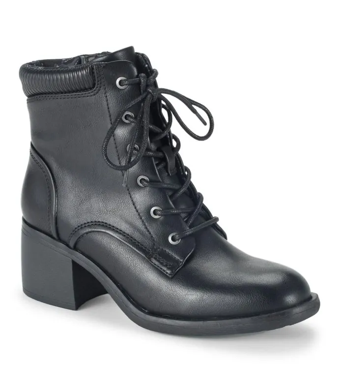 Women Baretraps Booties Allister Lace Up Bootie Black