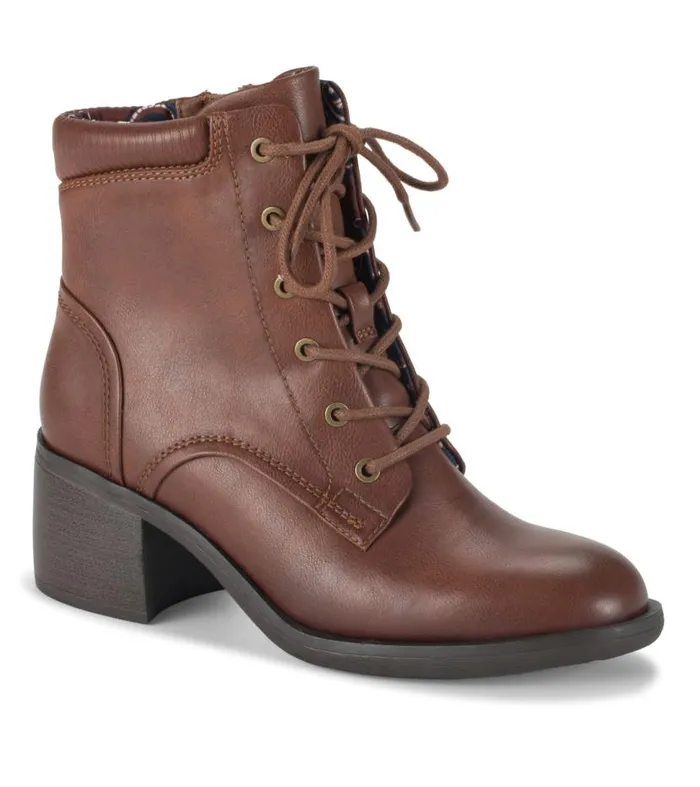 Women Baretraps Booties Allister Lace Up Bootie Brush Brown