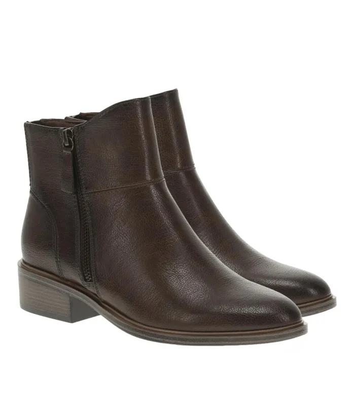 Women Baretraps Booties Alona Block Heel Bootie Dark Brown Women Baretraps Booties Alona Block Heel Bootie Dark Brown