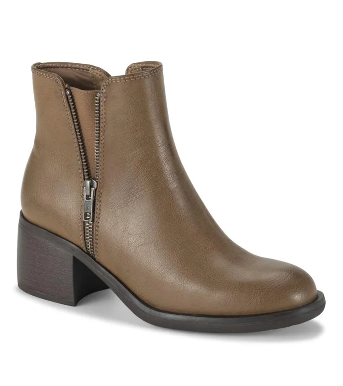 Women Baretraps Booties Avery Block Heel Bootie Truffle