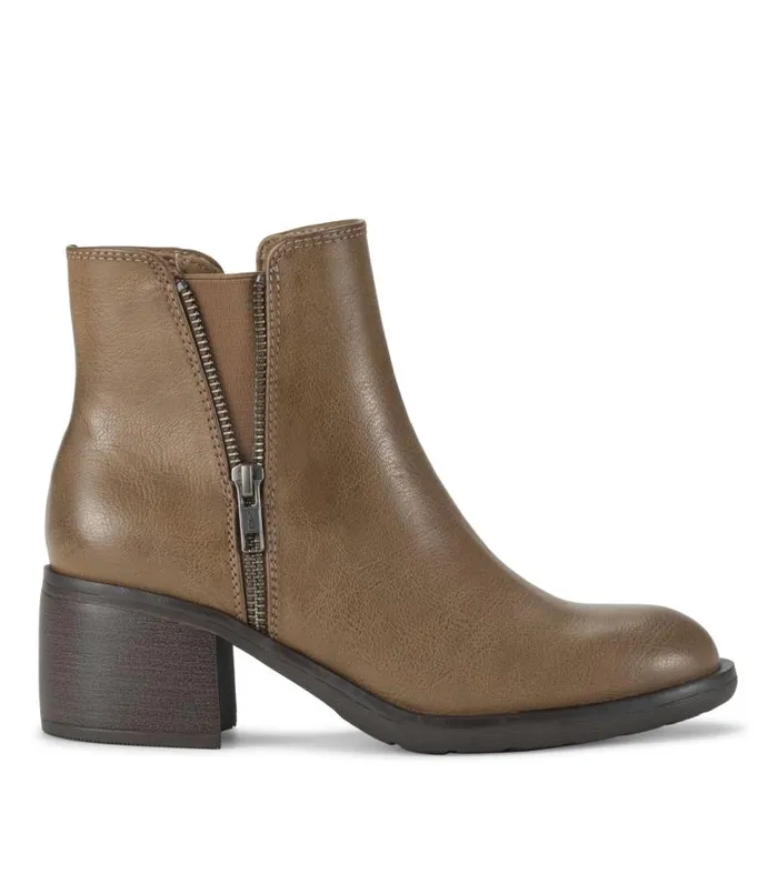 Women Baretraps Booties Avery Block Heel Bootie Truffle Women Baretraps Booties Avery Block Heel Bootie Truffle