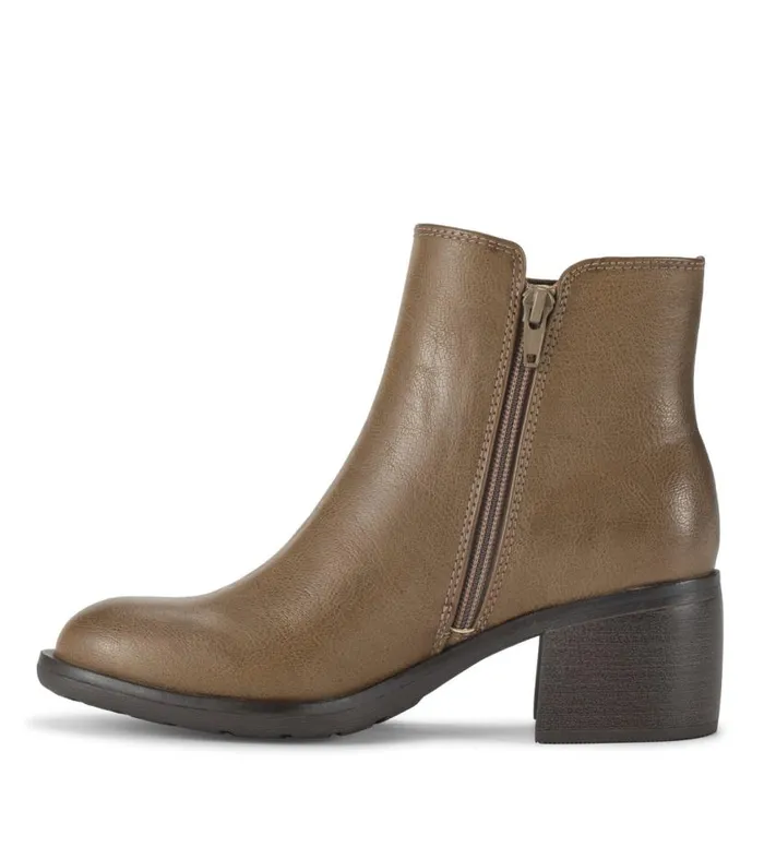 Women Baretraps Booties Avery Block Heel Bootie Truffle Women Baretraps Booties Avery Block Heel Bootie Truffle