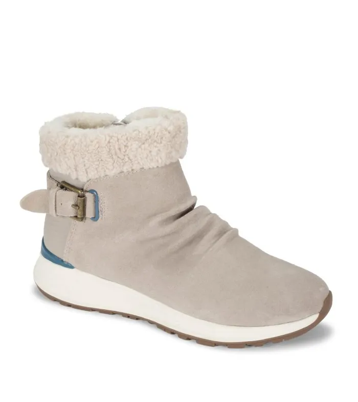 Women Baretraps Booties Becki Cold Weather Bootie Stone Suede
