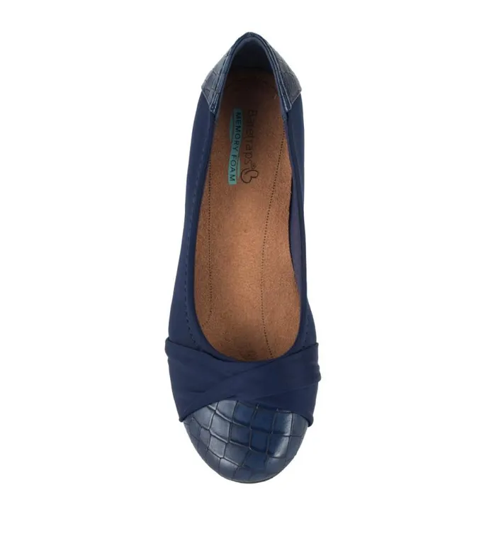 Women Baretraps Flats and Loafers Mitsy Casual Flat Midnight Women Baretraps Flats and Loafers Mitsy Casual Flat Midnight