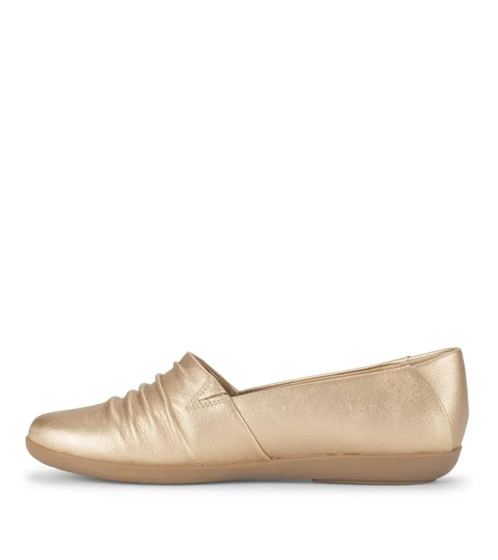 Women Baretraps Flats and Loafers Piper Slip On Light Gold Women Baretraps Flats and Loafers Piper Slip On Light Gold