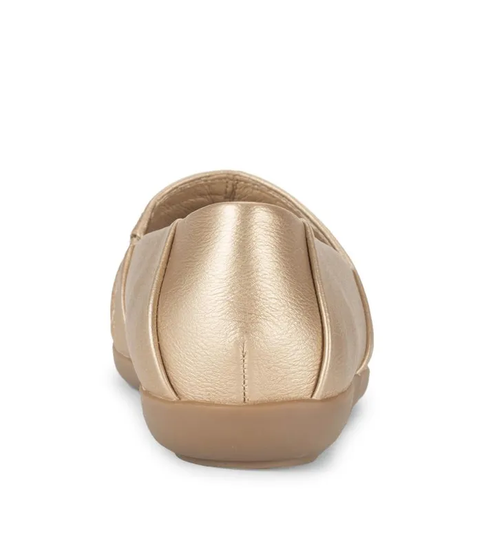 Women Baretraps Flats and Loafers Piper Slip On Light Gold Women Baretraps Flats and Loafers Piper Slip On Light Gold