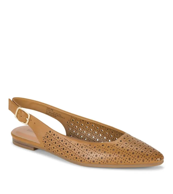Women Baretraps Flats and Loafers Riva Slingback Flat Saddle