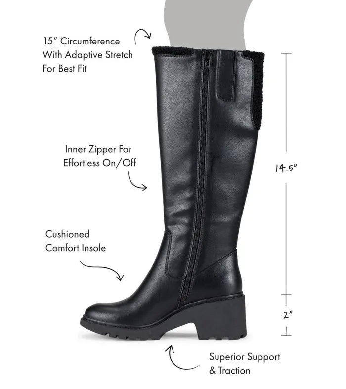 Women Baretraps Knee High Boots Dalary Tall Boot Black Women Baretraps Knee High Boots Dalary Tall Boot Black