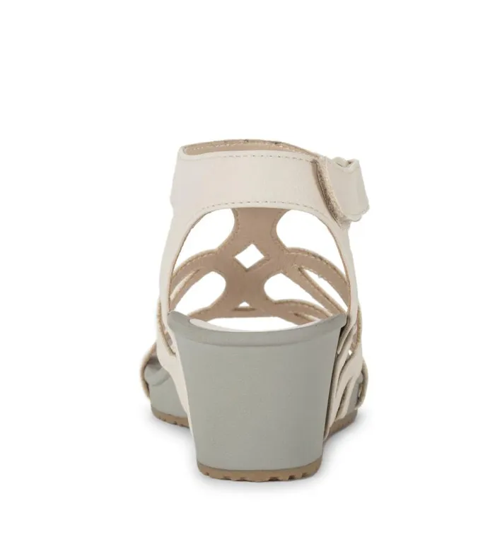 Women Baretraps Rebound Sandals Raeanne Wedge Sandal Cream Women Baretraps Rebound Sandals Raeanne Wedge Sandal Cream