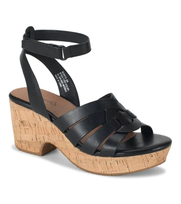 Women Baretraps Wedge Sandals Bonita Wedge Sandal Black