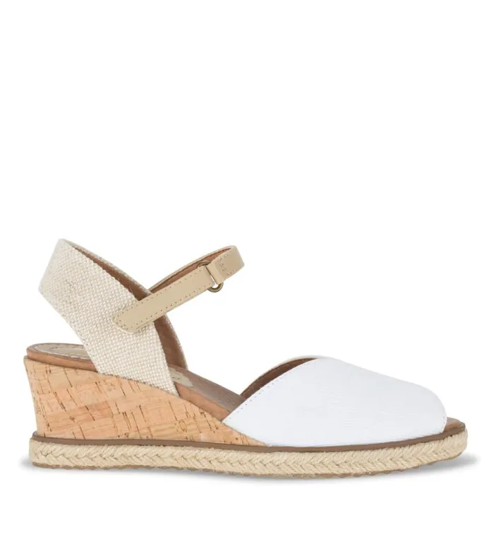 Women Baretraps Wedge Sandals Odetta Espadrille Wedge Sandal White Canvas Women Baretraps Wedge Sandals Odetta Espadrille Wedge Sandal White Canvas