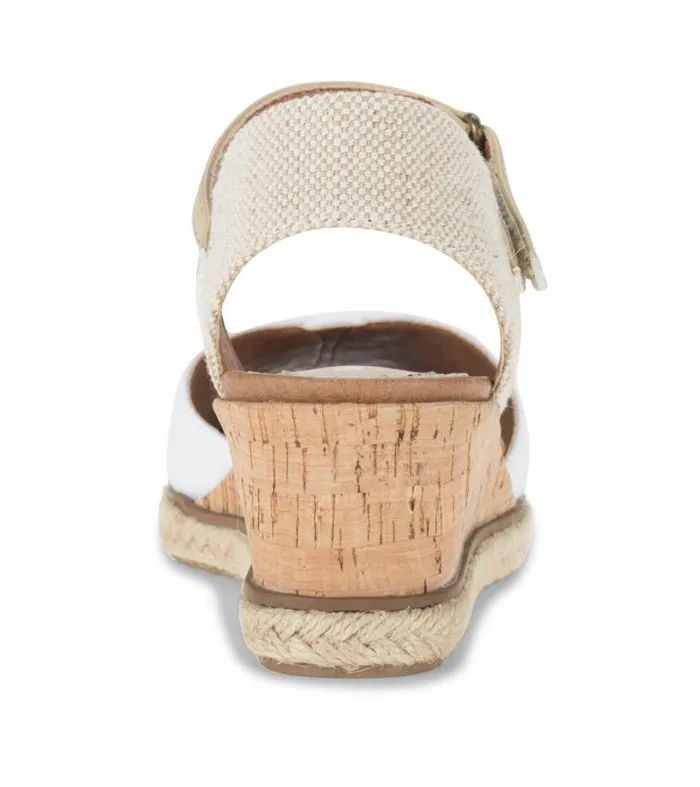 Women Baretraps Wedge Sandals Odetta Espadrille Wedge Sandal White Canvas Women Baretraps Wedge Sandals Odetta Espadrille Wedge Sandal White Canvas