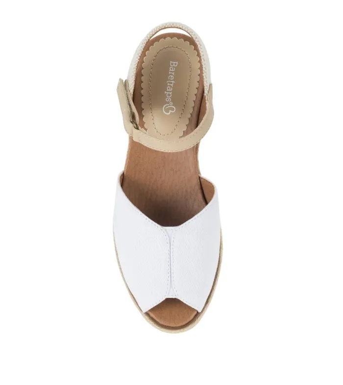 Women Baretraps Wedge Sandals Odetta Espadrille Wedge Sandal White Canvas Women Baretraps Wedge Sandals Odetta Espadrille Wedge Sandal White Canvas