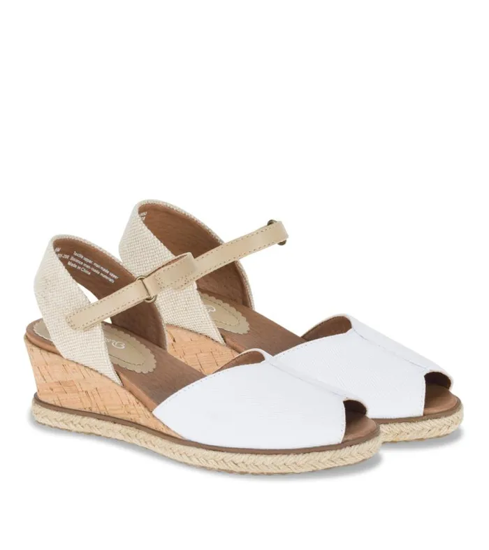 Women Baretraps Wedge Sandals Odetta Espadrille Wedge Sandal White Canvas Women Baretraps Wedge Sandals Odetta Espadrille Wedge Sandal White Canvas