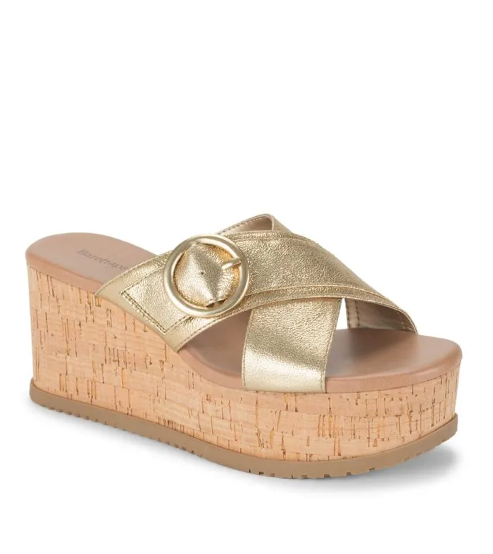 Women Baretraps Wedge Sandals Sydney Wedge Sandal Gold