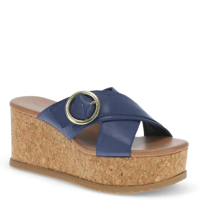 Women Baretraps Wedge Sandals Sydney Wedge Sandal Navy