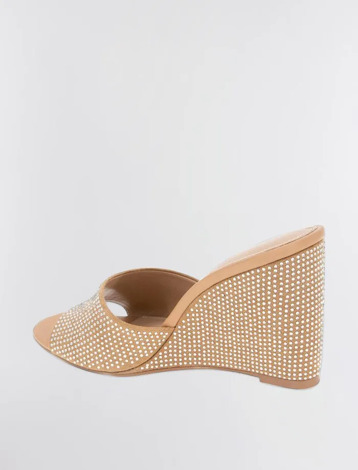 Women BCBG Shoes Giani Wedge Sandal Tanclear Women BCBG Shoes Giani Wedge Sandal Tanclear