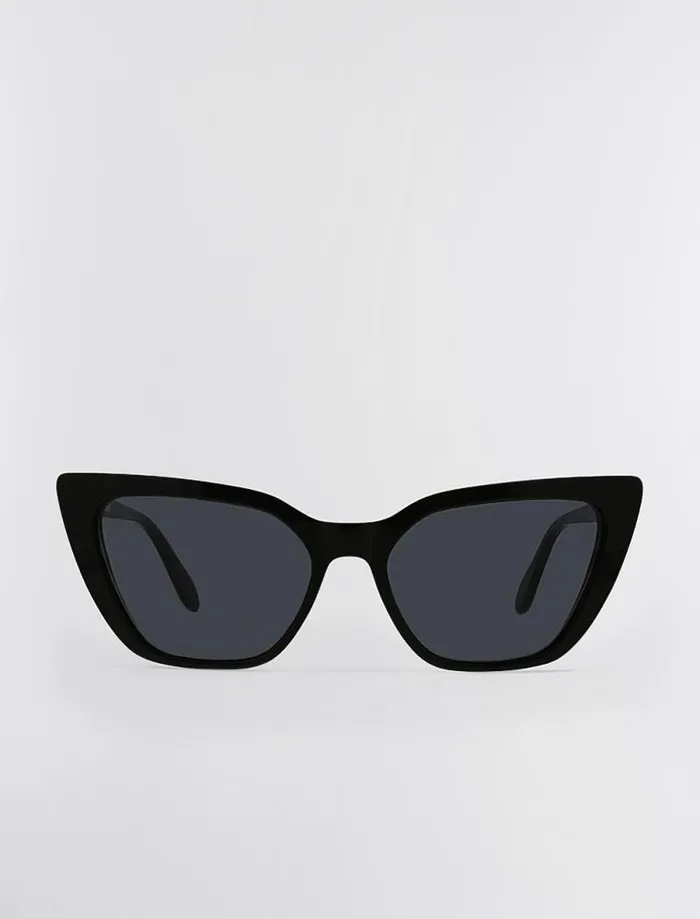 Women BCBG Sunglasses Kendall Cat Eye Sunglasses Black