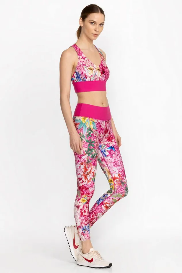 Women BEE ACTIVE EYELET HEM LEGGING Frame Johnny Was Active