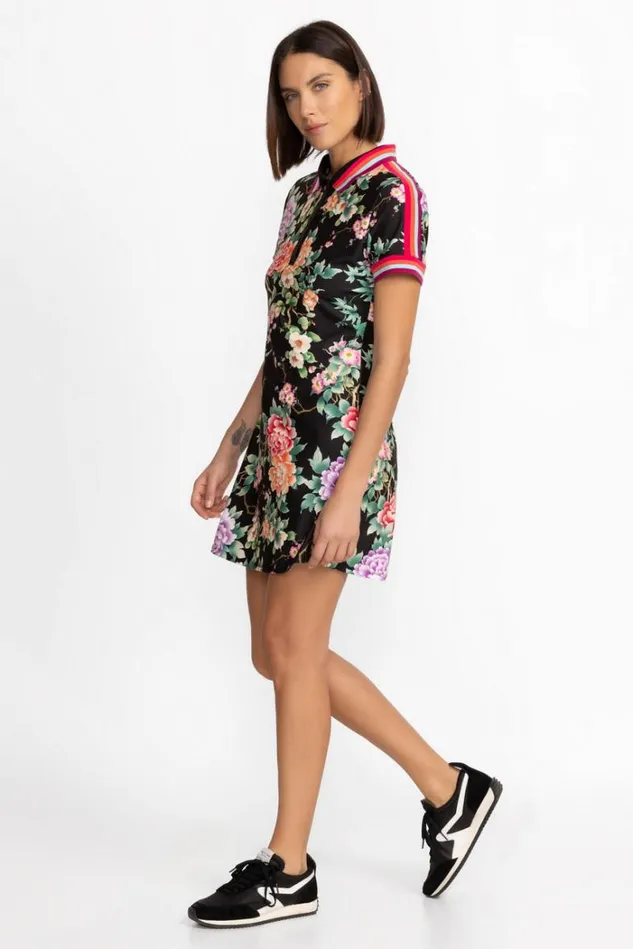 Women BEE ACTIVE POLO GOLF DRESS Le Jardin Scarf Print Johnny Was Active Women BEE ACTIVE POLO GOLF DRESS Le Jardin Scarf Print Johnny Was Active