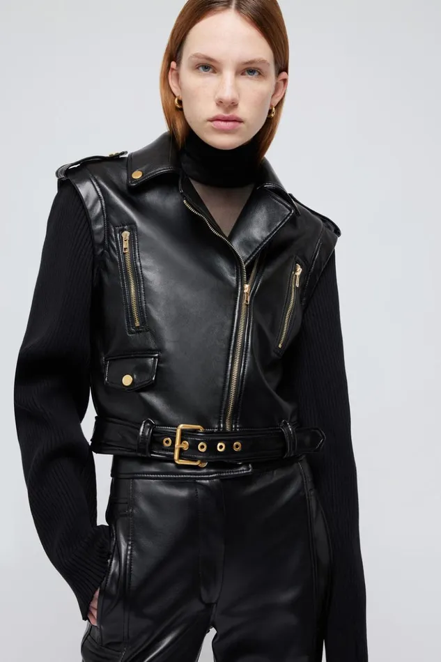 Women Belene Jacket Black Jonathan Simkhai Jackets and Coats