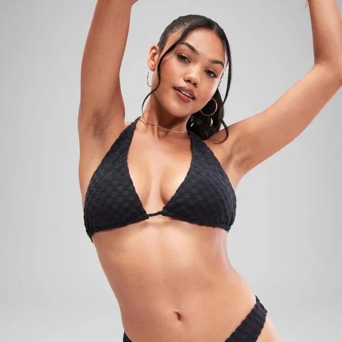 Women Bikinis and Tankinis Speedo FLU3NTE Terry Triange Bikini Top Grey