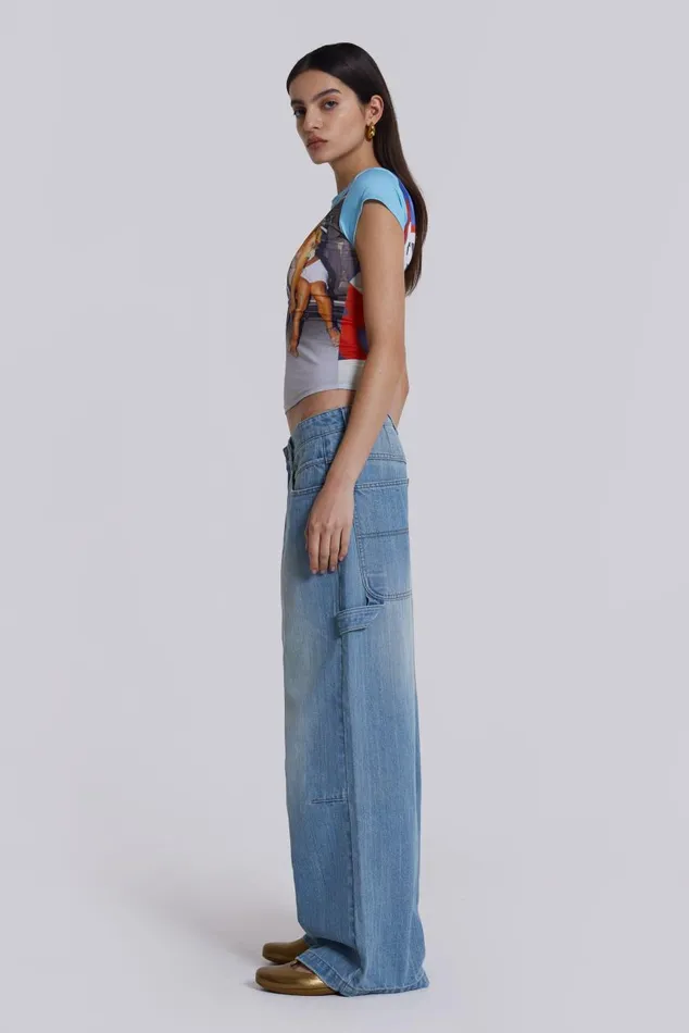 Women Blue Carpenter Colossus Jeans Jaded London Jeans