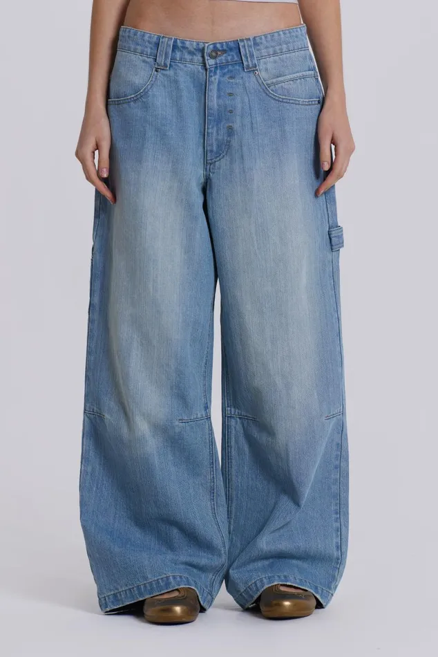 Women Blue Carpenter Colossus Jeans Jaded London Jeans