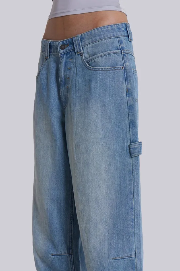 Women Blue Carpenter Colossus Jeans Jaded London Jeans