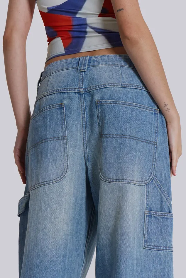 Women Blue Carpenter Colossus Jeans Jaded London Jeans