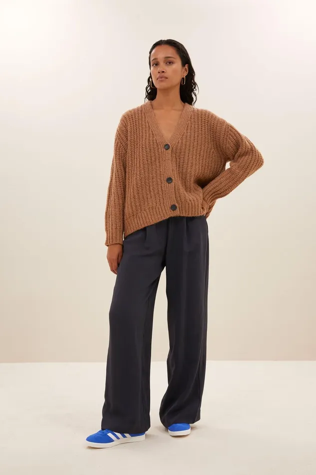 Women Bobbi Cardigan Camel Bybar Cardigans