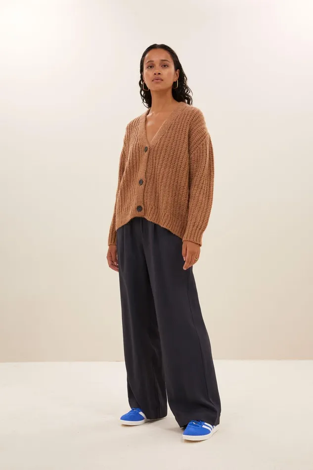 Women Bobbi Cardigan Camel Bybar Cardigans