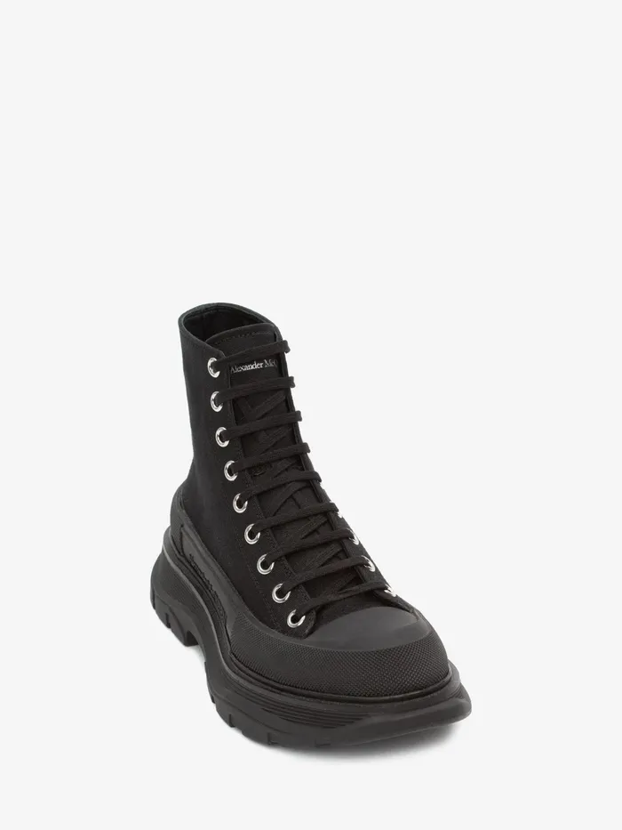 Women Boots Alexander McQueen Tread Slick Boot Black