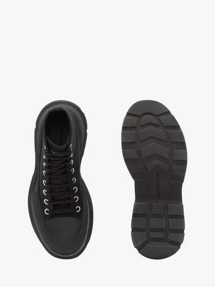 Women Boots Alexander McQueen Tread Slick Boot Black