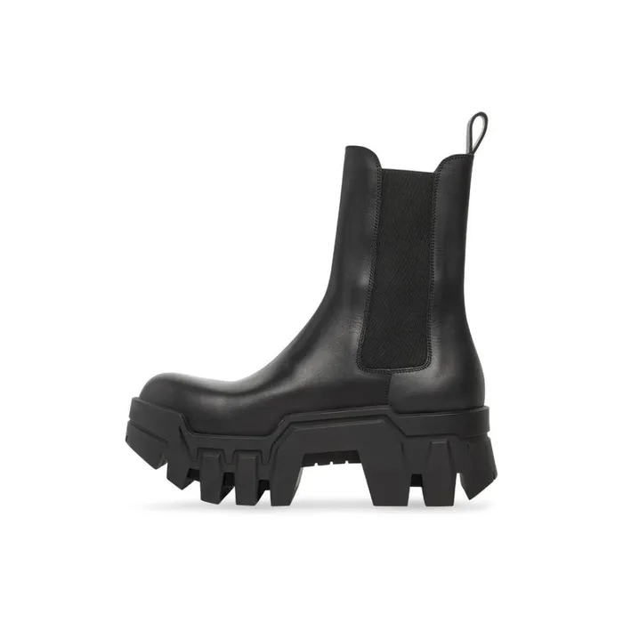 Women Boots and Ankle Boots Balenciaga Bulldozer Chelsea Boot In Black