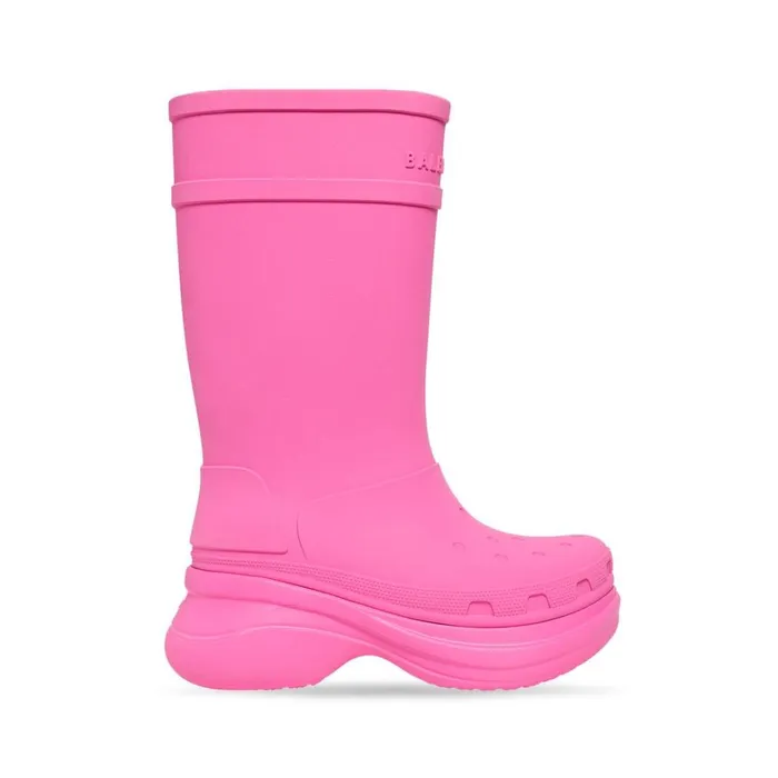 Women Boots and Ankle Boots Balenciaga Crocs Boot In Bright Pink