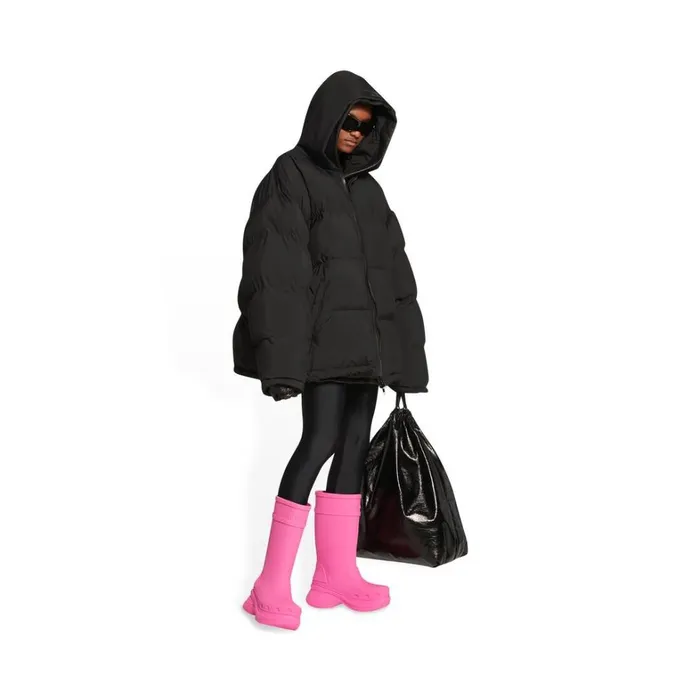Women Boots and Ankle Boots Balenciaga Crocs Boot In Bright Pink