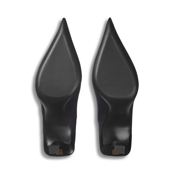 Women Boots and Ankle Boots Balenciaga Hourglass 100mm Overtheknee Boot In Black