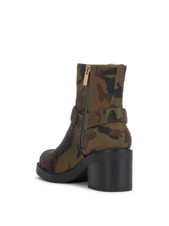 Women Boots and Booties Jessica Simpson Ceridwen Moto Boot In Camo Crystal