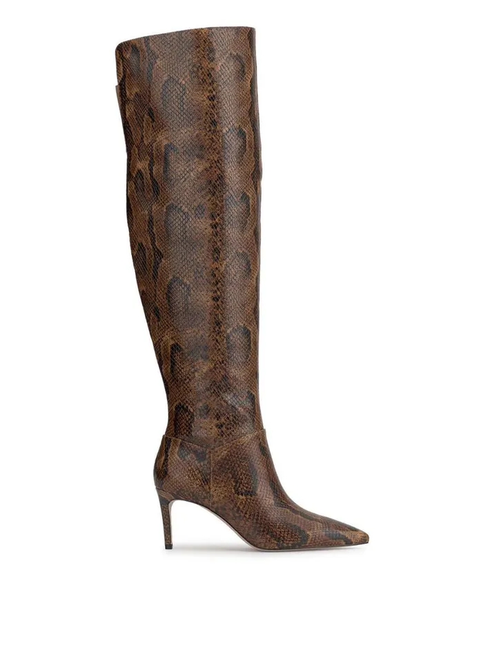 Women Boots and Booties Jessica Simpson Verity Stiletto Boot In Sand Snake