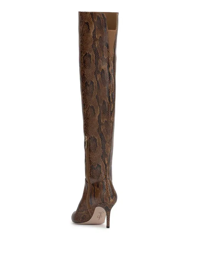 Women Boots and Booties Jessica Simpson Verity Stiletto Boot In Sand Snake