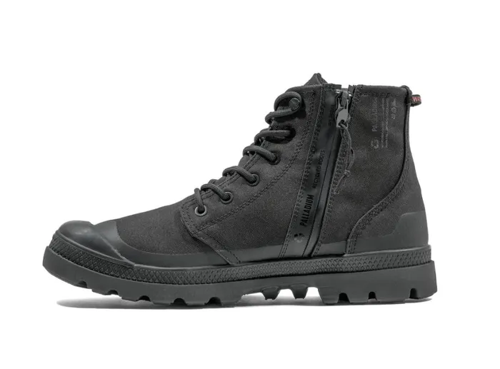Women Boots PALLADIUM PAMPA RCYL LTWPZIP Blackblack