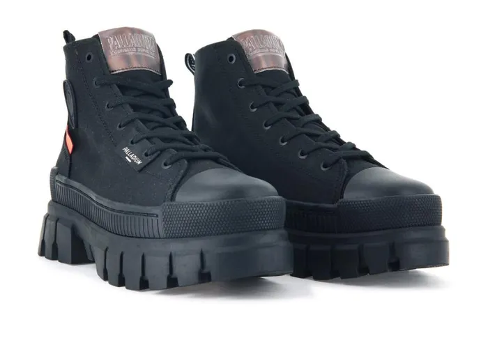 Women Boots PALLADIUM REVOLT HI TX Blackblack Women Boots PALLADIUM REVOLT HI TX Blackblack