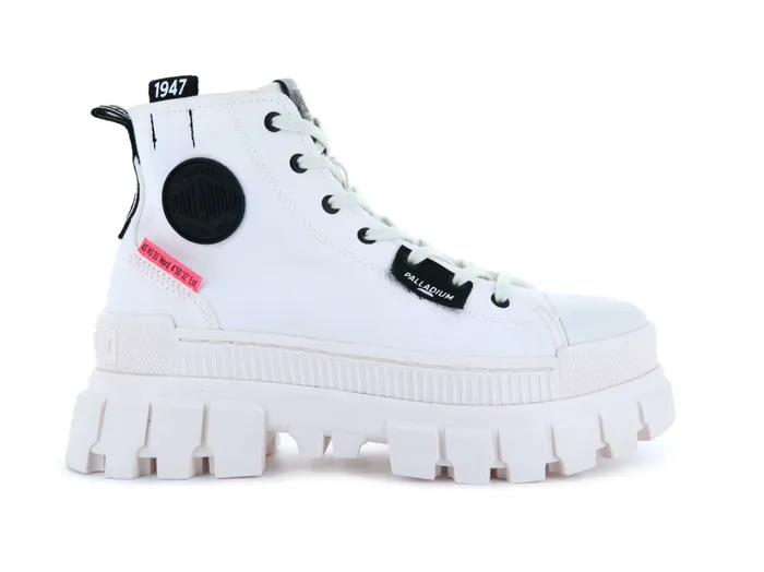 Women Boots PALLADIUM REVOLT HI TX Star White Marshmallow