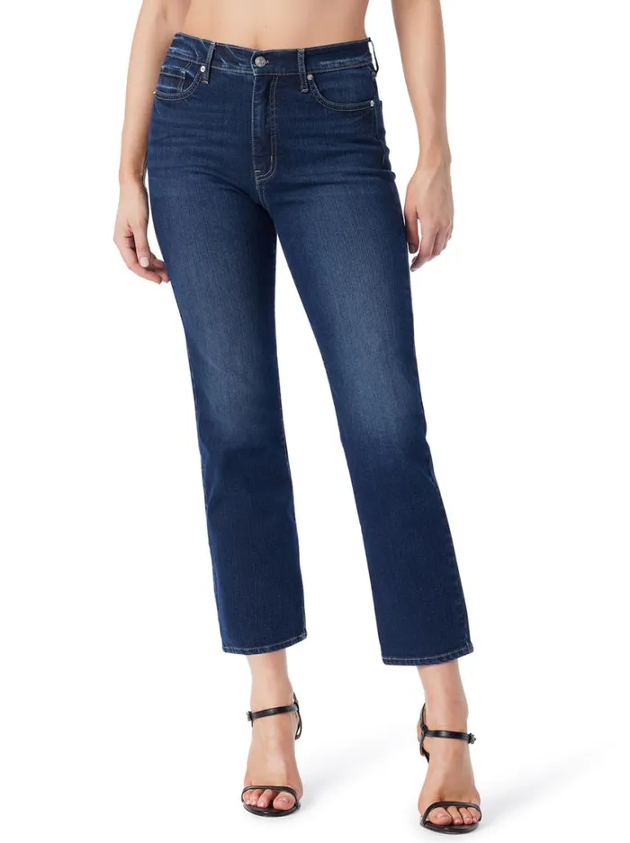 Women Bottoms Jessica Simpson Harmony Straight High Rise Jean In Soul Mate